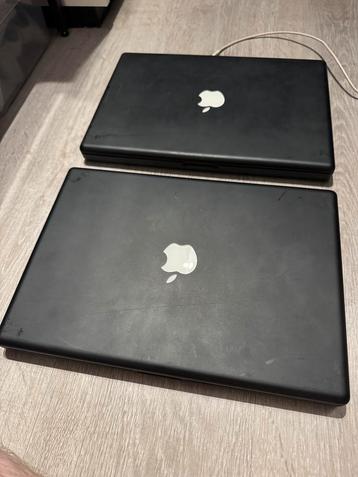 2x Apple Macbook zwart vintage 2008, Enlèvement ou Envoi, Comme neuf, MacBook