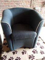 Clubseat in Jeansstof  Nieuw !!!, Ophalen, Hout, Eenpersoons, Minder dan 75 cm