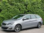 Peugeot 308 1.2 PureTech+AIRCO+NAVI+CARNET+JANTES+EURO 6B, Auto's, Te koop, Zilver of Grijs, Benzine, Break