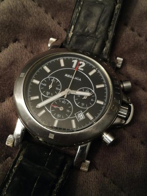 Rodania chronograaf piloten horloge voor heren, Handtassen en Accessoires, Horloges | Heren, Zo goed als nieuw, Polshorloge, Overige merken