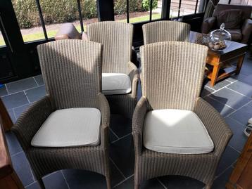 Lot de 4 chaises de salle à manger Loyd Loom, Enlèvement, Comme neuf