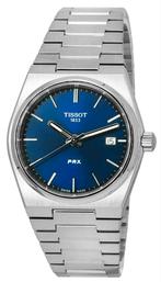 Gezocht te koop of te ruil Tissot PRX 35mm quartz blauw., Ophalen of Verzenden, Staal, Polshorloge, Tissot