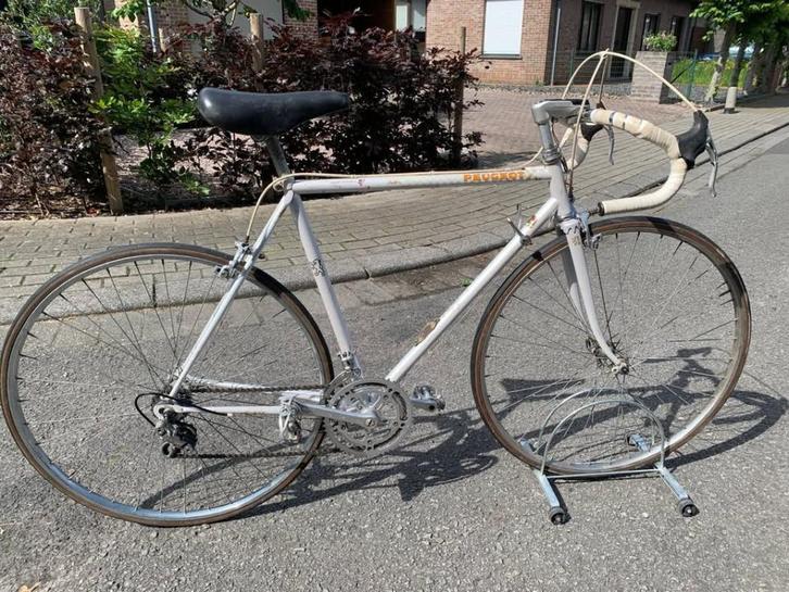 Retro koersfiets Peugeot maat 52, Fietsen en Brommers, Fietsen | Racefietsen, Ophalen of Verzenden