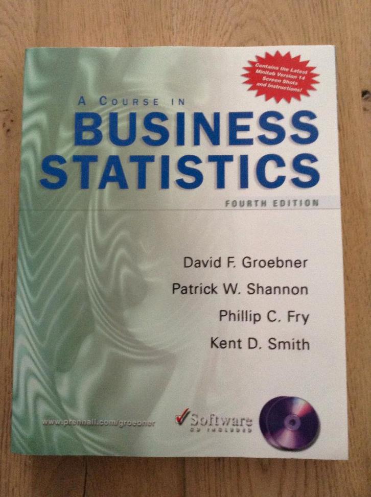 A course in Business Statistics, Boeken, Studieboeken en Cursussen, Gelezen, Ophalen of Verzenden