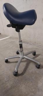 zweedse ergonomische zadelstoel BAMBACH 7, Huis en Inrichting, Stoelen, Ophalen, Kunststof, Gebruikt, Blauw
