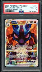 Lucario VSTAR PSA 10 - SWSH291 Promotion Sword & Shield 2023, Enlèvement ou Envoi, Comme neuf, Cartes en vrac