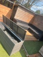 Loungeset + opbergbox, Tuin en Terras, Ophalen, Zo goed als nieuw, Loungeset