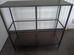 Ikea Vittsjö Stellingkast zwart/bruin, Huis en Inrichting, Ophalen, Gebruikt