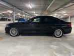 Bmw 520DA automaat, Autos, Cuir, Euro 6, Carnet d'entretien, Noir
