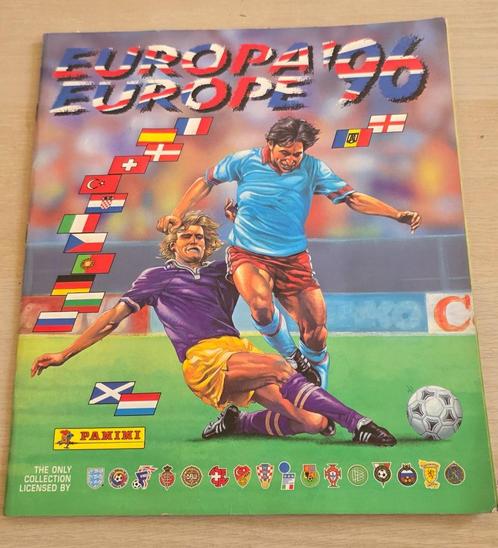 Panini+Euro 96+Zidane+Platini+Van Basten+Euro 96 Panini, Verzamelen, Sportartikelen en Voetbal, Gebruikt, Boek of Tijdschrift