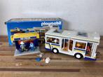 A1245. Playmobil vintage retro bus en station, 3782, Gebruikt, Ophalen of Verzenden