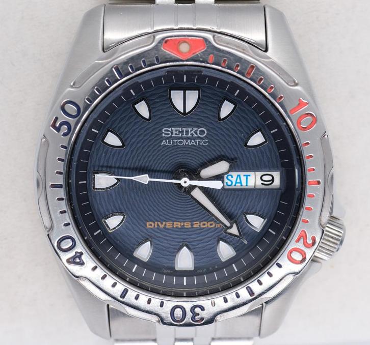 JDM Seiko SKX005 k "Mini diver's" + rubber strap Original, Handtassen en Accessoires, Overige Accessoires, Ophalen of Verzenden