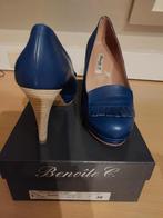 Pumps blauw met hoge hak 10 cm, Kleding | Dames, Ophalen, Pumps, Blauw, Zo goed als nieuw