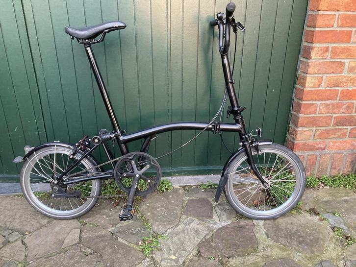 Brompton Plooifiets, Vélos & Vélomoteurs, Vélos | Vélos pliables, Comme neuf, Femmes, Brompton, 16 à 18 pouces, Totalement pliable