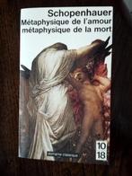 Livre de Schopenhauer Métaphysique de l'amour et métaphysiqu, Ophalen of Verzenden, Nieuw, Algemeen, Schopenhauer