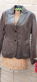 Lederen jas maat 38 xandres, Kleding | Dames, Maat 38/40 (M), Overige kleuren, Ophalen of Verzenden, Zo goed als nieuw