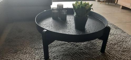 NIEUW rond salontafeltje zwart diameter 74 cm, Huis en Inrichting, Tafels | Salontafels, Nieuw, Minder dan 50 cm, 50 tot 100 cm