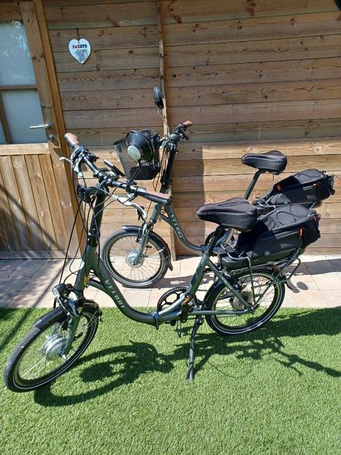 Elektrische plooibare minifiets, Fietsen en Brommers, Elektrische fietsen, Gebruikt, Overige merken, Ophalen