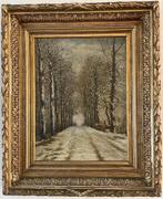 Schilderij met monumentale kader, Ophalen