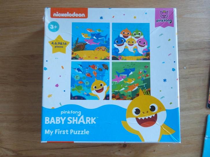 Puzzles Baby Shark : 4-6-9-12 pièces, Kinderen en Baby's, Speelgoed | Kinderpuzzels, Gebruikt, 2 tot 4 jaar, Minder dan 10 stukjes