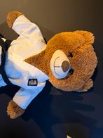 Teddybeer in judopak judoka 60cm, Kinderen en Baby's, Speelgoed | Knuffels en Pluche, Ophalen of Verzenden