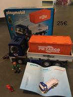 camion containeur playmobil, Kinderen en Baby's, Speelgoed | Playmobil, Ophalen, Zo goed als nieuw, Complete set