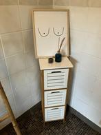 Ladenkastje wit/hout, Ophalen, Zo goed als nieuw