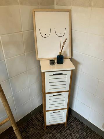 Ladenkastje wit/hout beschikbaar voor biedingen