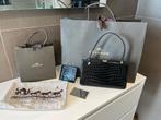 vintage Delvaux, Handtassen en Accessoires, Ophalen of Verzenden, Gebruikt, Zwart, Handtas