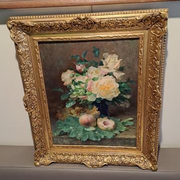 Schilderij op doek met vergulde kader - van Aken beschikbaar voor biedingen