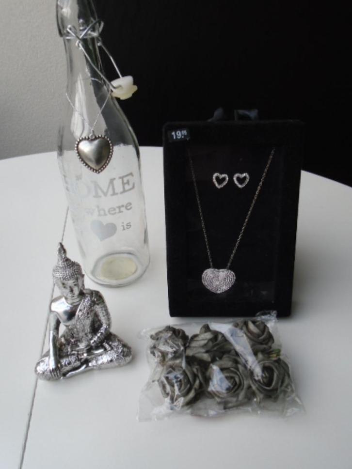 DECO SET SIERAAD FLES BOEDDHA ROOS, Maison & Meubles, Accessoires pour la Maison | Autre, Neuf, Enlèvement ou Envoi