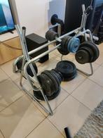 Fitness toestellen en gewichten, Sport en Fitness, Ophalen, Gebruikt, Krachtstation