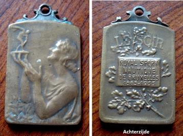 Sportmedaille 90 année Royal Sport Nautique Bruxelles 1955 beschikbaar voor biedingen