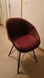 8 belles chaises modernes, assise en cuir, Maison & Meubles, Comme neuf, Enlèvement
