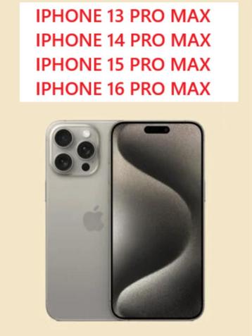 J'ACHETE / IPHONE 13 14 15 16 PRO MAX 300-650€, Télécoms, 256 GB, IPhone 15 Pro Max, Comme neuf, Enlèvement