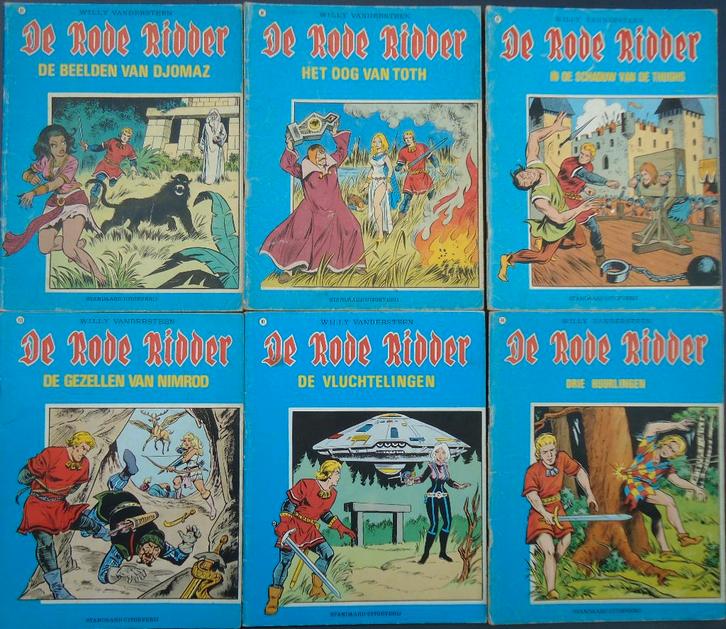 102 strips- De Rode Ridder , Boeken, Stripverhalen, Gelezen, Meerdere stripboeken, Ophalen