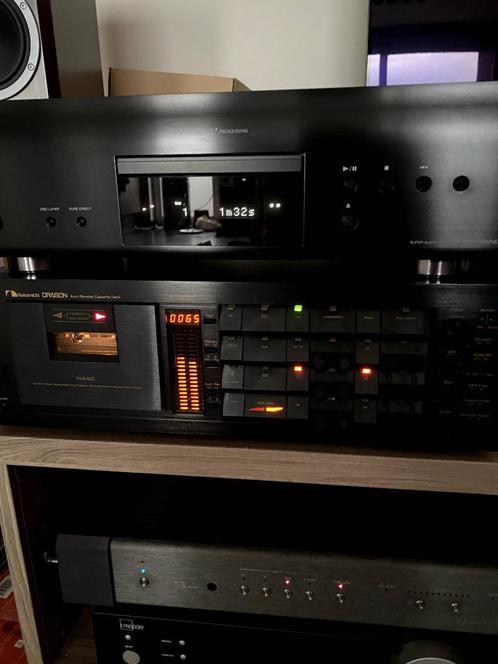 Nakamichi Dragon, Audio, Tv en Foto, Cassettedecks, Enkel, Overige merken, Auto-reverse, Tiptoetsen, Tape counter, Ophalen