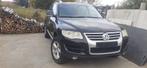 vw touareg, Auto's, Volkswagen, Automaat, Zwart, Leder, Diesel