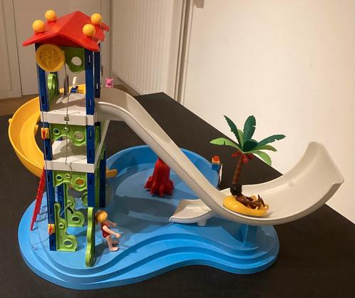 Playmobil 6669: Waterpark met reuzenglijbanen., Kinderen en Baby's, Speelgoed | Playmobil, Zo goed als nieuw, Complete set, Ophalen of Verzenden