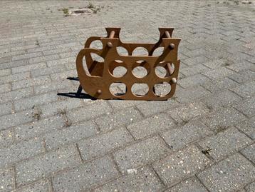 Vintage wijnrek, Huis en Inrichting, Woonaccessoires | Wijnrekken, Ophalen, Gebruikt, Hout