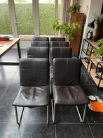Eetkamer stoelen leder te renoveren, Ophalen, Gebruikt, Bruin, Leer