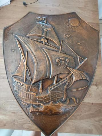 Decoratief wandpaneel uit koperlegering 60cm-80cm beschikbaar voor biedingen