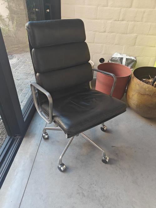 Herman Miller Eames Aluminium chair EA 219 EA437 Vintage, Huis en Inrichting, Stoelen, Gebruikt, Zwart, Ophalen of Verzenden