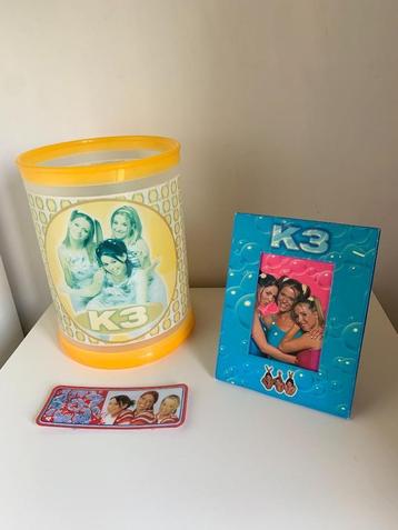 K3 originals ketting armband overtrek memo boek vuilbak beschikbaar voor biedingen