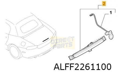 Fiat 124 Spider 3e remlicht Origineel! 6000615223, Auto-onderdelen, Verlichting, Fiat, Nieuw, Verzenden