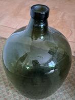 Vase en verre Dame Jeanne, Comme neuf, Verre, 50 à 75 cm, Vert