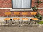 Vintage/retro design set 4 stoelen, Huis en Inrichting, Ophalen