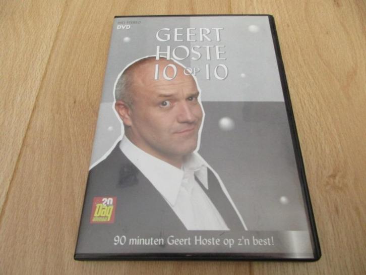DVD Geert Hoste 10 op 10 / Kookt / Vulkaan, Cd's en Dvd's, Dvd's | Cabaret en Sketches, Stand-up of Theatershow, Ophalen of Verzenden