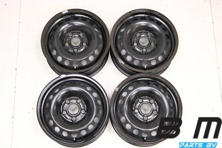 Org 15 inch stalen velgen VW Golf 5 / Touran 1K0601027AG, Auto-onderdelen, Banden en Velgen, Velg(en), Gebruikt