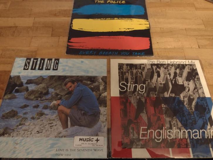 LOT: 3 vinyl singles STING+THE POLICE: every breath you take, Cd's en Dvd's, Vinyl Singles, Gebruikt, Single, Pop, 7 inch, Ophalen of Verzenden